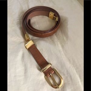 Leather belt